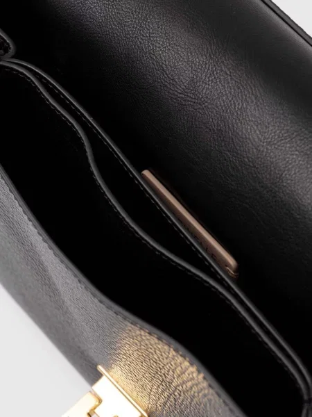 Coccinelle чанта crossbody дамска от кожа ARLETTIS черно