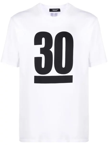 Tricou Undercover cu imagine alb