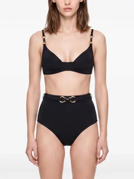 Cu centură bikini Zimmermann negru