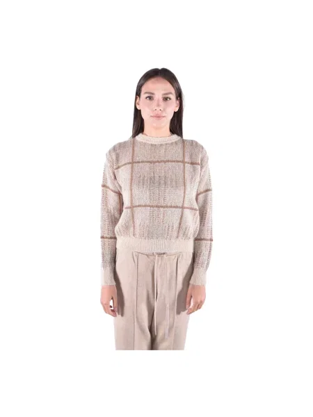 Sweter Max Mara Studio wełniany beżowy