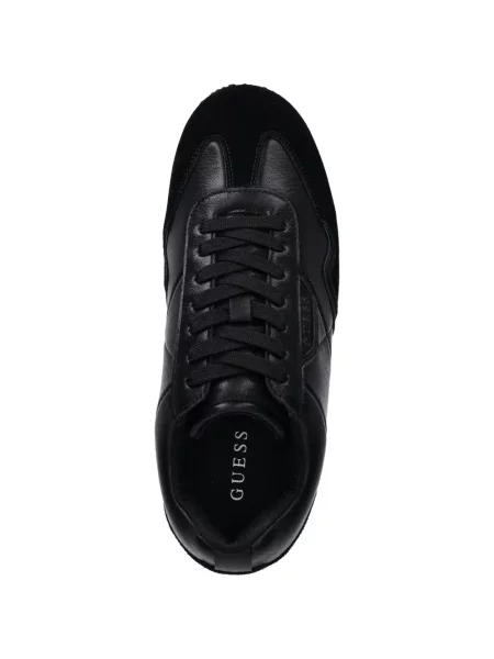 Маратонки Guess с връзки с дантела черно