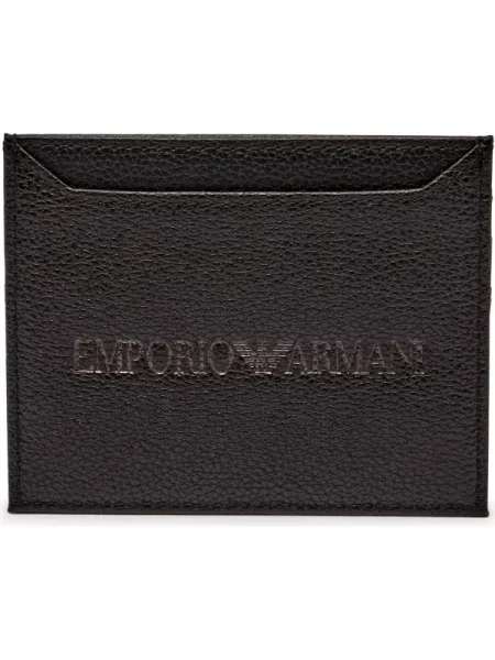 Portofel Emporio Armani din piele negru