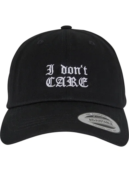 Mister Tee Șapcă I Don‘t Care negru alb
