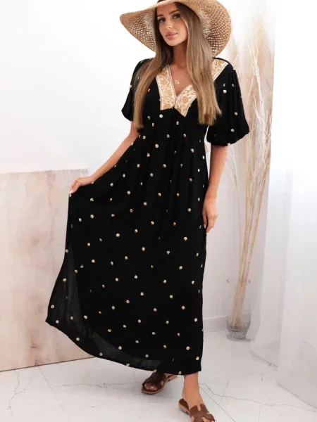 Odgovarati haljina Kesi Włoski crna