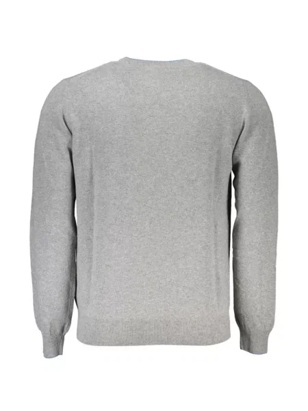 Pulover Harmont & Blaine cu broderie gri
