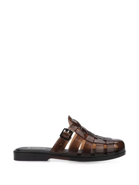 Papuci tip mules Melissa fără toc maro