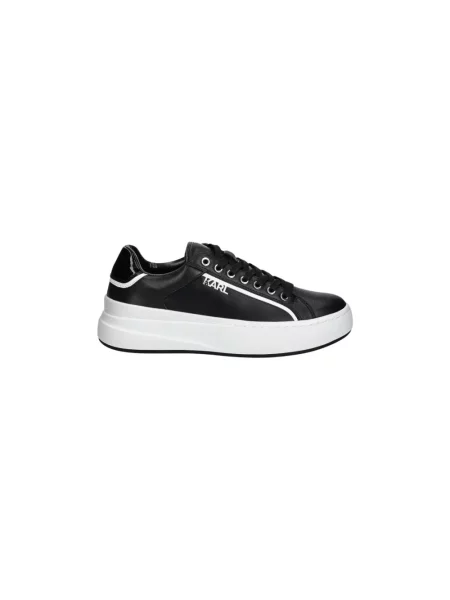 Sneakersy Karl Lagerfeld skórzane czarne