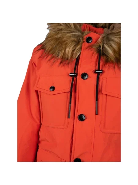 Parka Diesel pomarańczowa