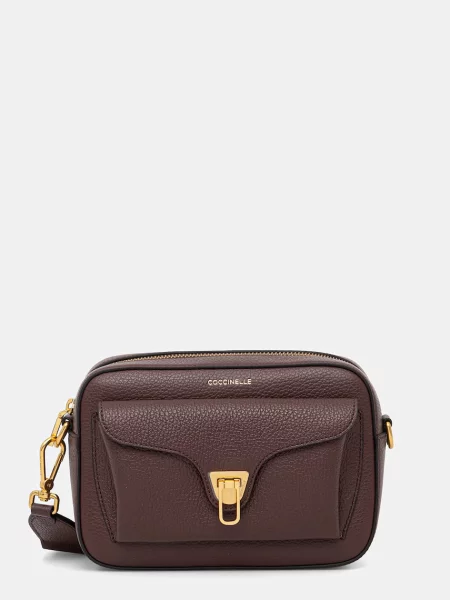 Coccinelle geantă crossbody pentru femei din piele