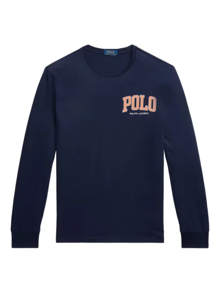 Tricou polo Polo Ralph Lauren cu dungi cu două rânduri de nasturi cu aplicații negru
