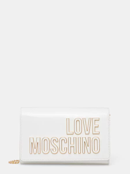 Love Moschino geantă crossbody pentru femei alb