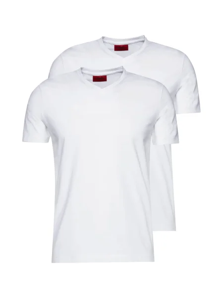 HUGO Tricou HUGO-V alb