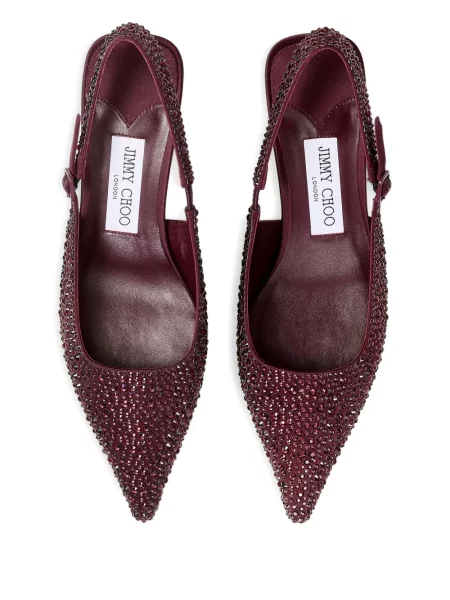 Pantofi cu toc Jimmy Choo roșu
