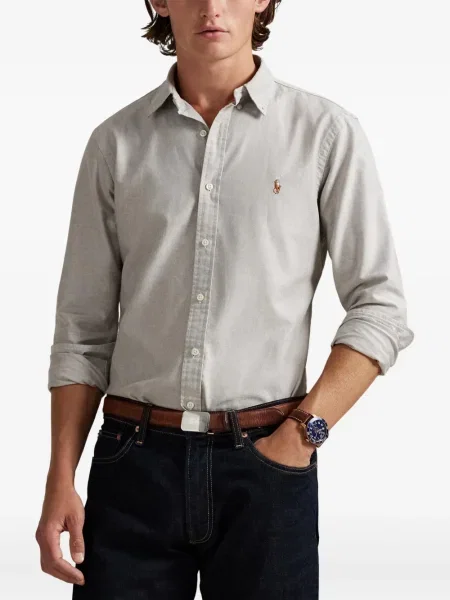 Μικρός κασκέτο Polo Ralph Lauren με χαμηλή μέση υφαίνω διαγωνίως πράσινο