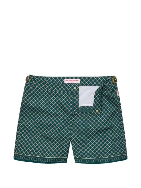 Slip de baie Orlebar Brown cu imagine verde