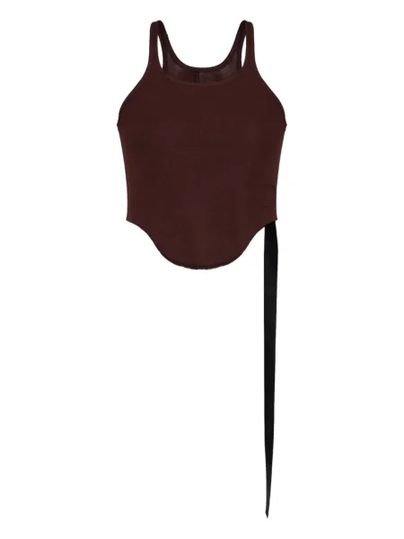 Podkoszulka Rick Owens Drkshdw asymetryczna czerwona