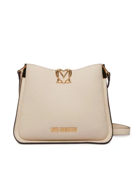 LOVE MOSCHINO Torbica Écru bež