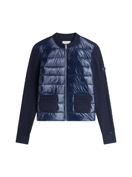 TOMMY HILFIGER Prechodná bunda námornícka modrá