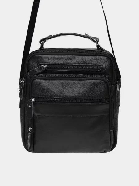 Borsa Leather Мессенджер Шкіра чорний