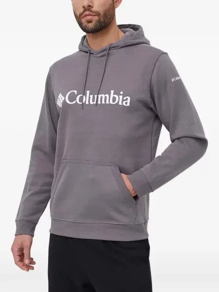 Hanorac cu glugă Columbia cu imagine gri