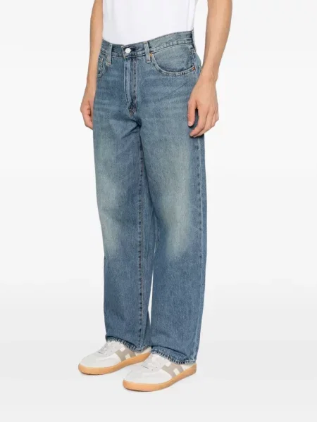 Blugi cu picior larg Levi's® de catifea cord maro