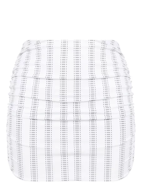 Fusta mini Amir Slama cu dungi cu imagine alb