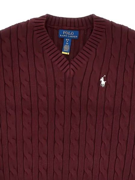 Sweter dziecięcy Polo Ralph Lauren czerwony