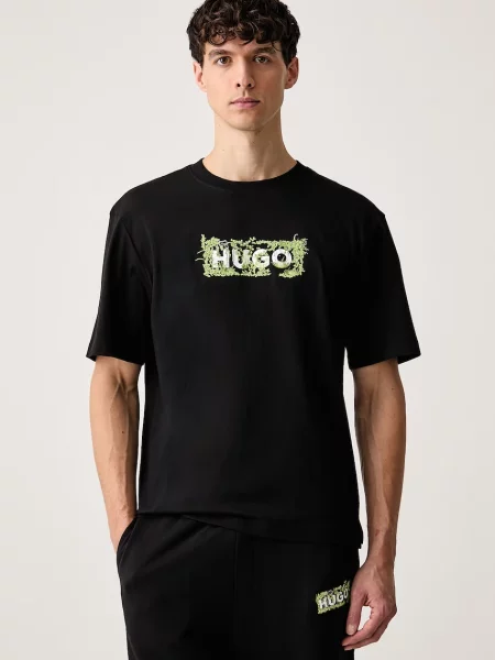 Hugo Blue Tricou Niviotee negru