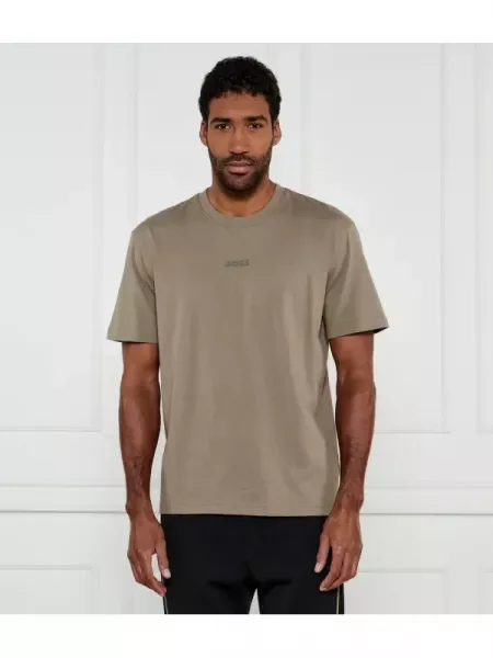 BOSS GREEN Tricou Tee 10 verde