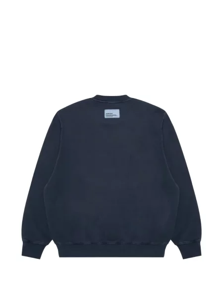 Пуловер Aape By *a Bathing Ape® с кръгло деколте с автограф синьо