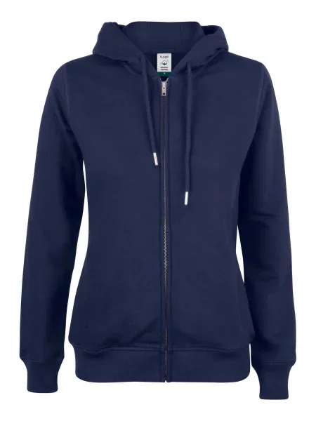 Clique Premium OC Hoody Full Zip – bluza z ekologicznym niebieska