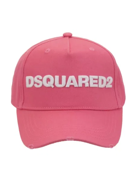 Czapka z daszkiem Dsquared2 różowa