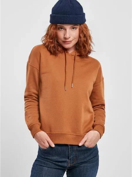 Bluza z kapturem Urban Classics z kapturem brązowa