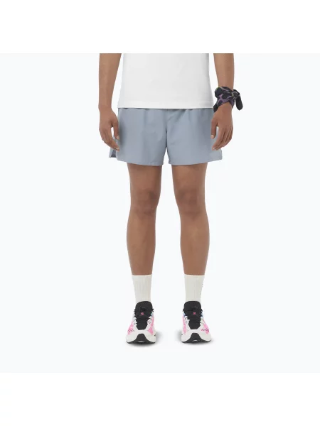 Pantaloni scurți de alergare pentru bărbați Salomon SHAKEout Core 5" trade winds