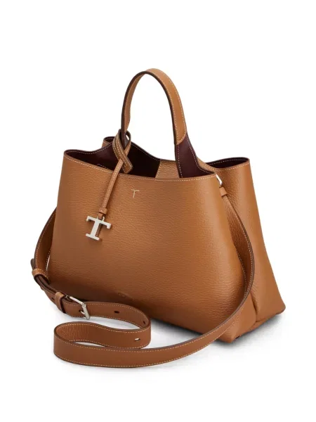 Geanta de piele Tod's din piele maro