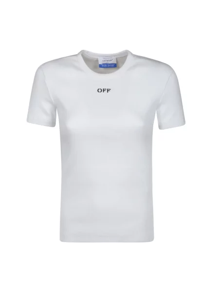Top Off-white z logo biały