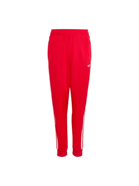 ADIDAS ORIGINALS Παντελόνι SST έντονο κόκκινο λευκό