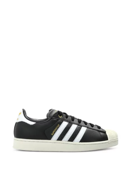 Blană sneakerși Adidas Superstar cu dungi negru
