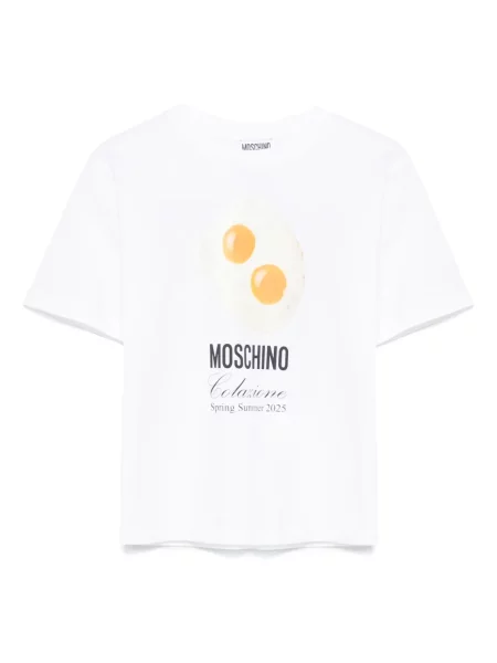 Koszulka dziecięca Moschino biała
