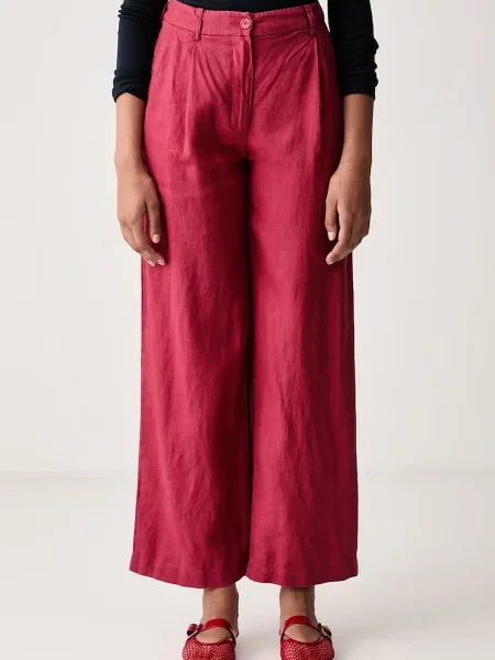 United Colors of Benetton pantaloni pentru femei din in