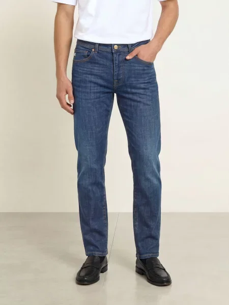 Goldgarn Denim Džíny u2 Tapered Fit midblue