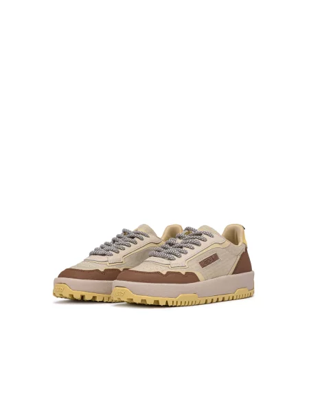 Sneakersy Autry skórzane brązowe