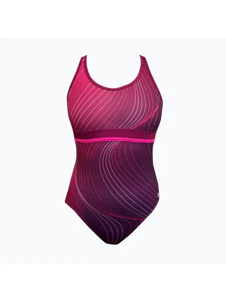 Costum de baie întreg pentru femei RAS Bera U-Back garnet