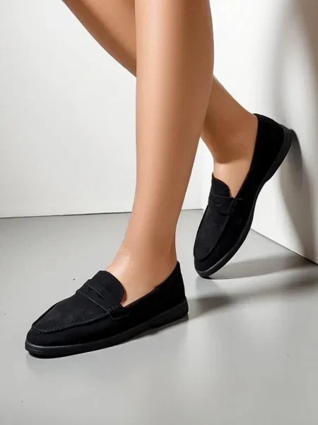 Mocasini Resti negru