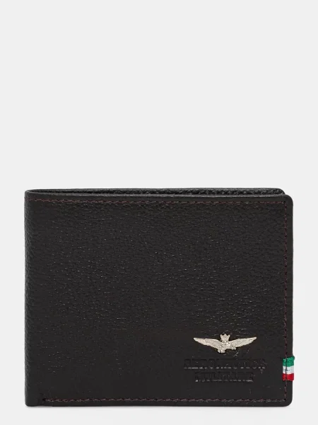 Aeronautica Militare Usnjena denarnica rjava