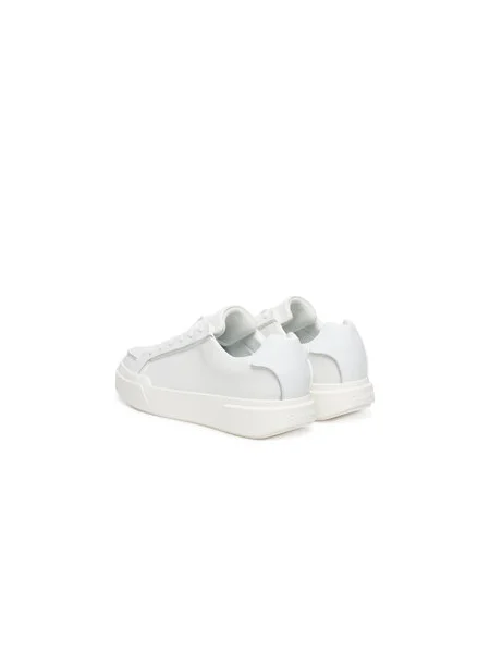Calvin Klein Sportcipők Chunky Cupsole Lace Up Lth Pinch fehér