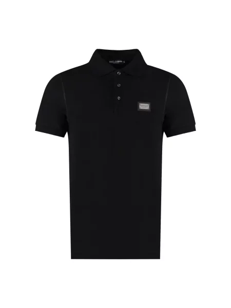 Koszulka polo Dolce And Gabbana czarna