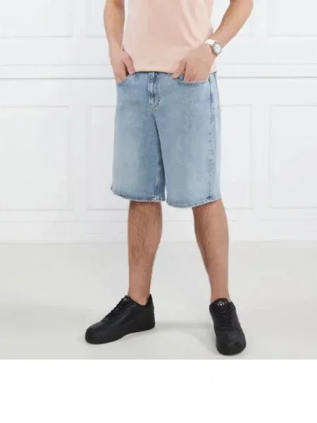 Calvin Klein Rövidnadrág ICONIC | Relaxed fit kék