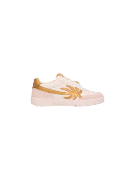 Sneakersy Palm Angels skórzane żółte