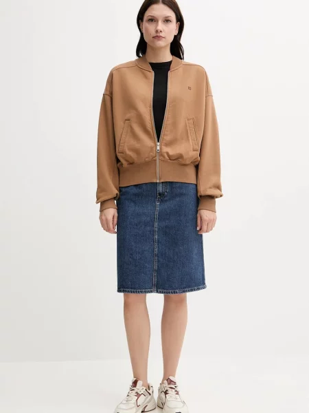 Tommy Hilfiger bluza gładka brązowy